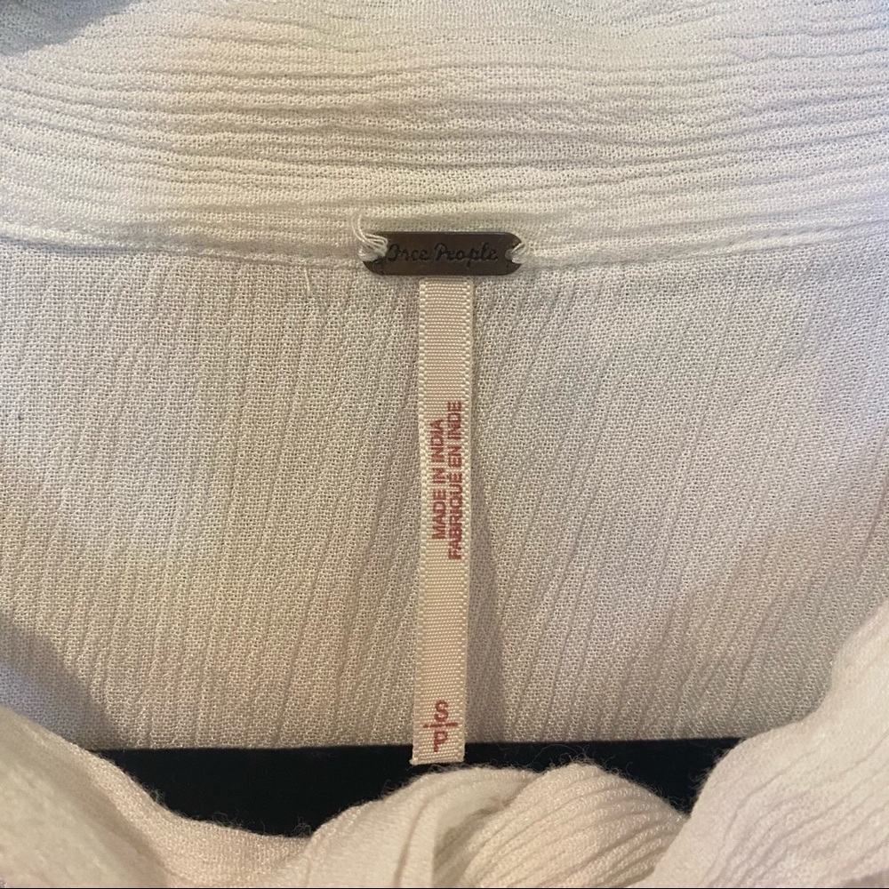 Free People Wishful Moments Tie Neck Top - Picture 4 of 6